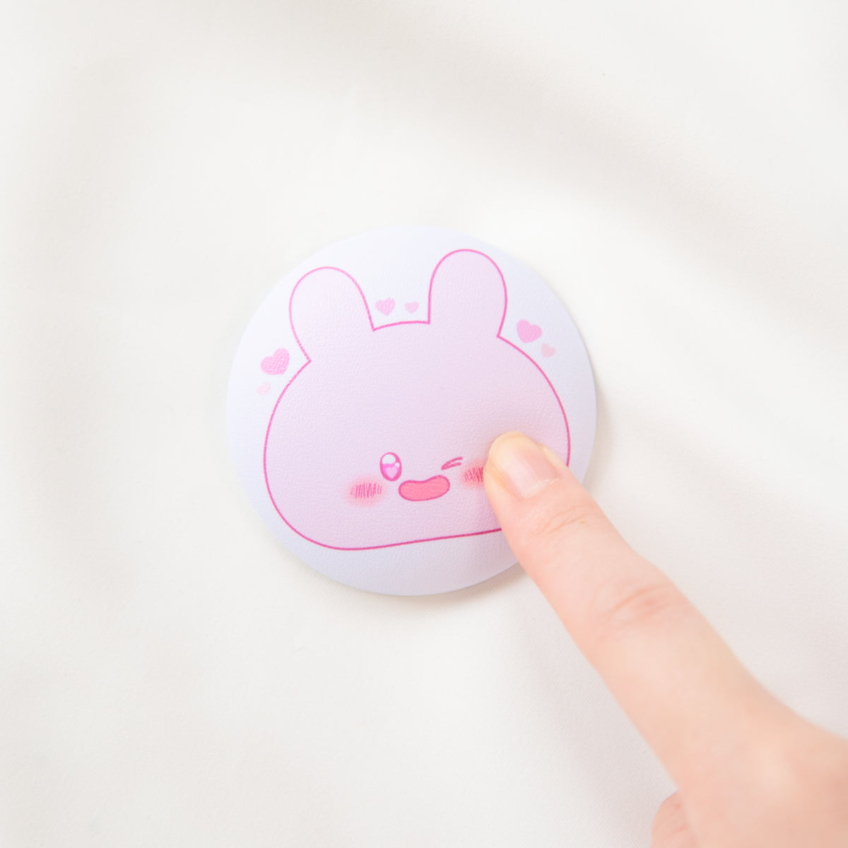 【あさみみちゃん】ぷに缶バッジ(きゅるみみ)【7月中旬発送】