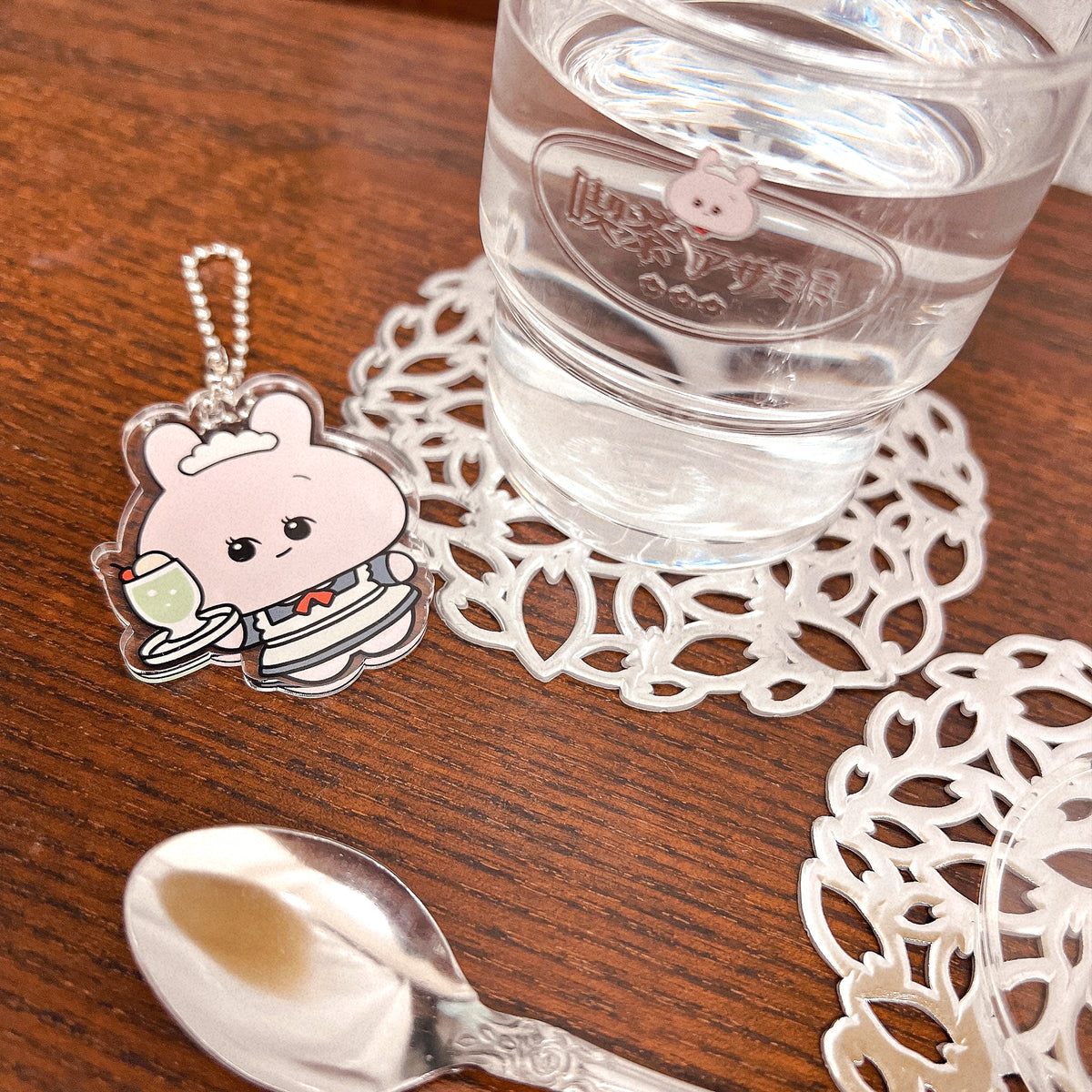 【あさみみちゃん】アクリルキーホルダー(メイド)(レトロ)【11月中旬発送】