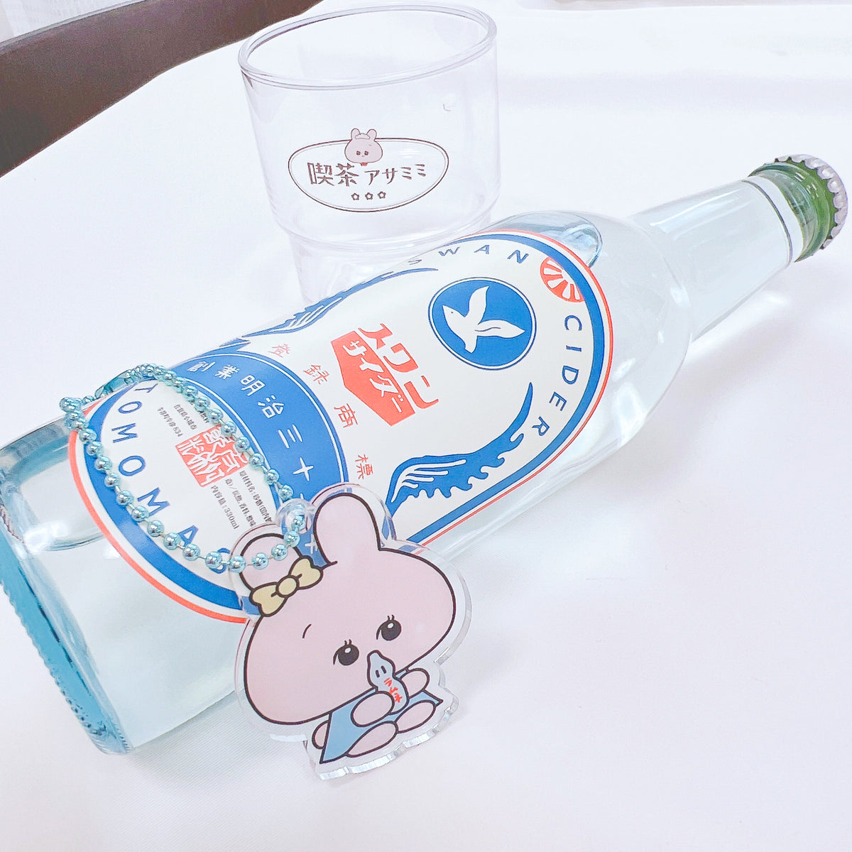 【あさみみちゃん】アクリルキーホルダー(ラムネ)(レトロ)【11月中旬発送】