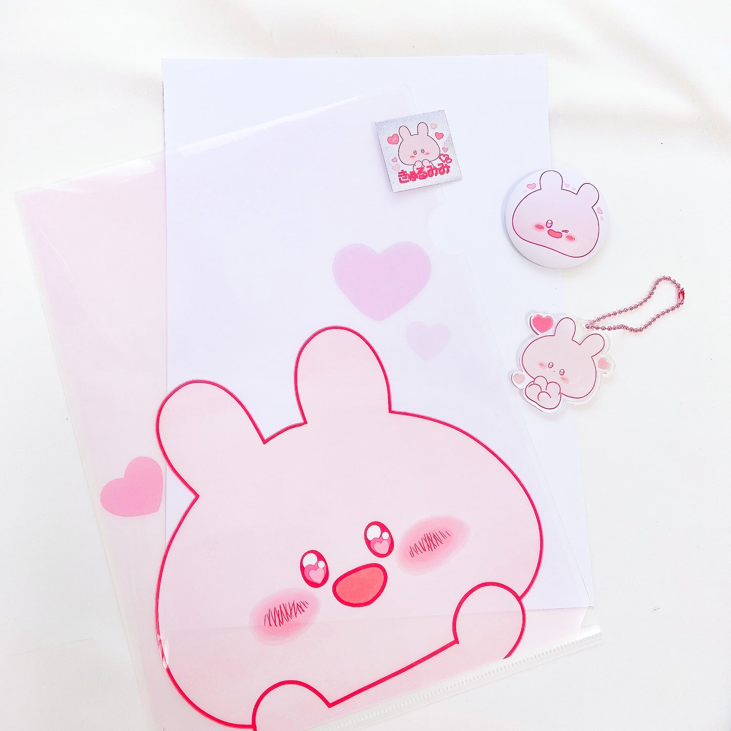 【あさみみちゃん】ぷに缶バッジ(きゅるみみ)【7月中旬発送】