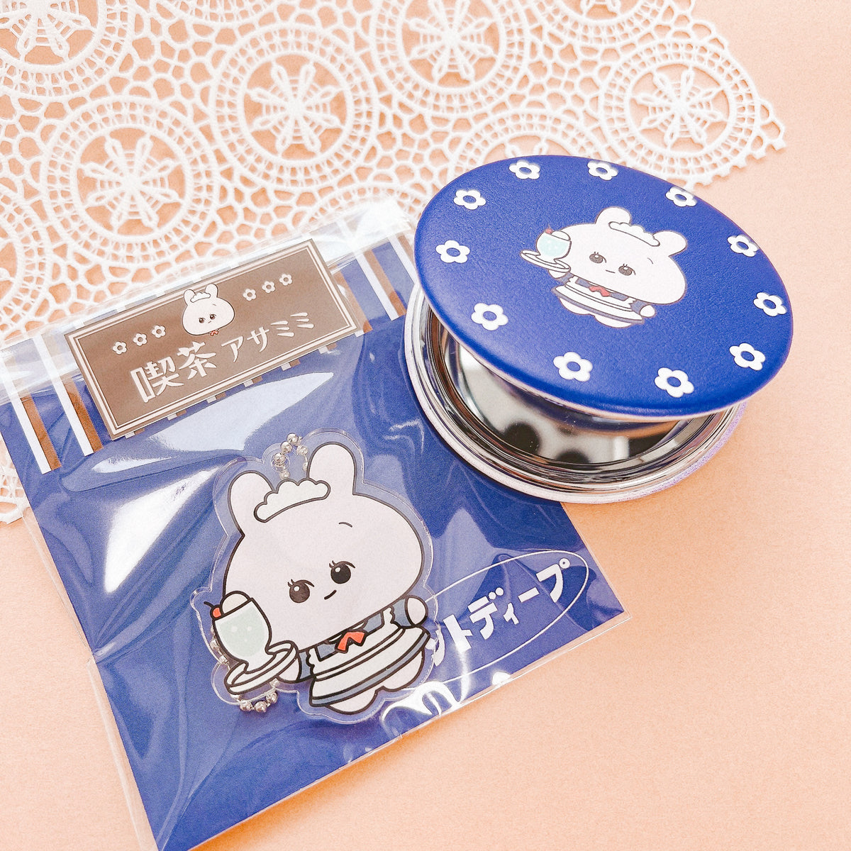 【あさみみちゃん】アクリルキーホルダー(メイド)(レトロ)【11月中旬発送】