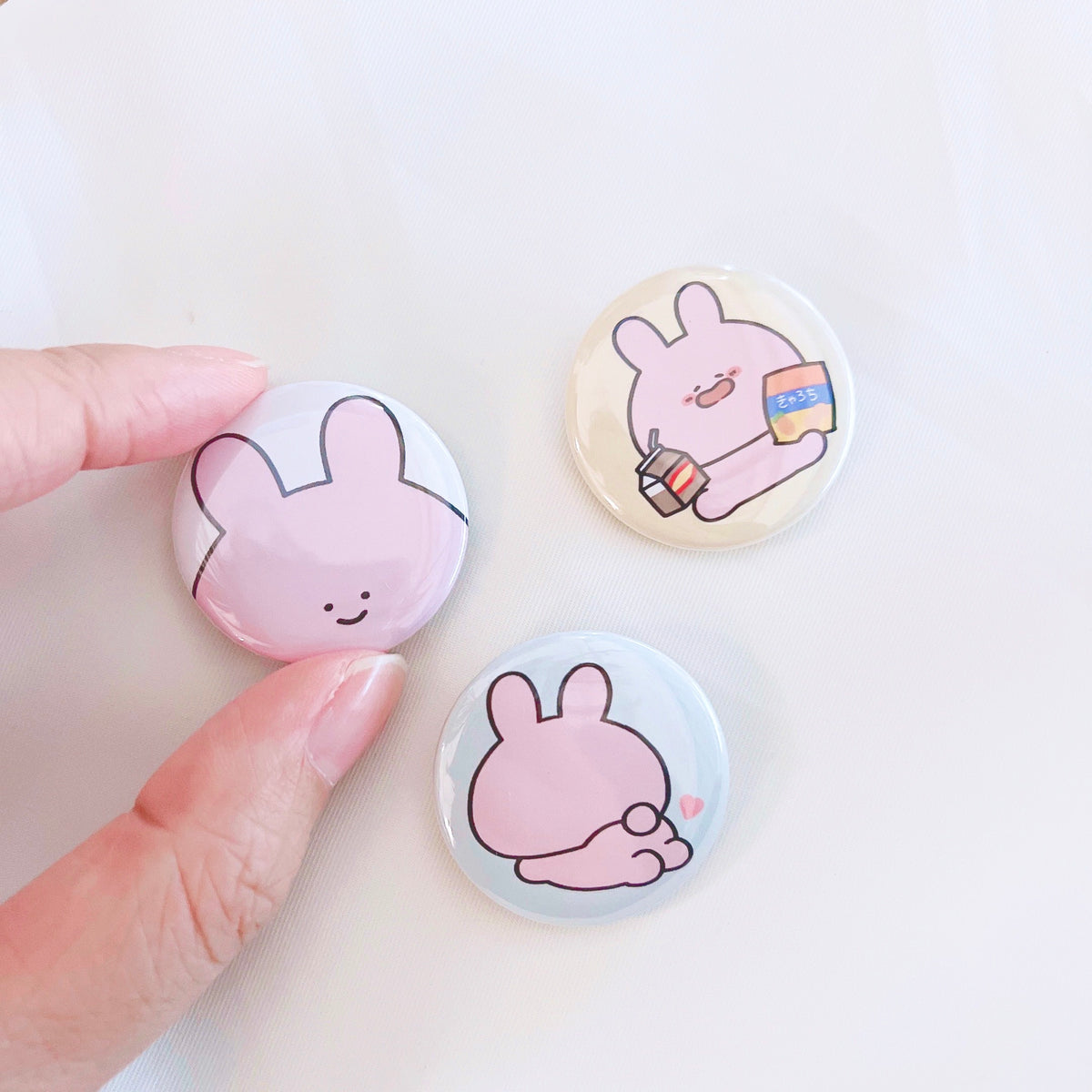【あさみみちゃん】缶バッジセット(3個入り)