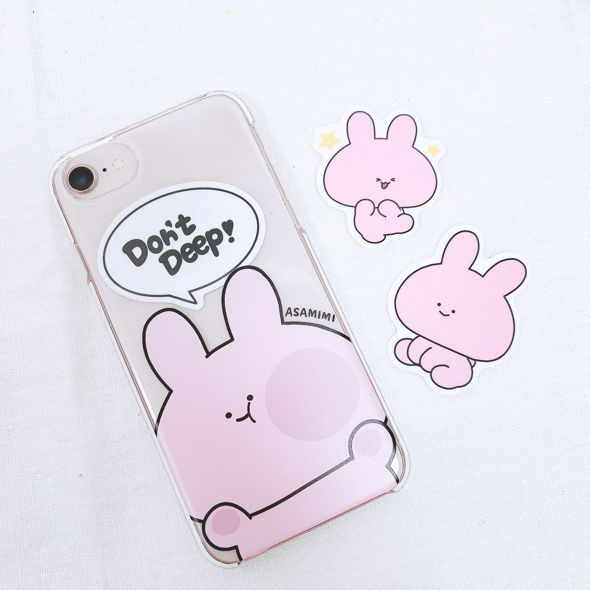【あさみみちゃん】ほぼ全機種対応スマホケース(BASIC)【受注生産】