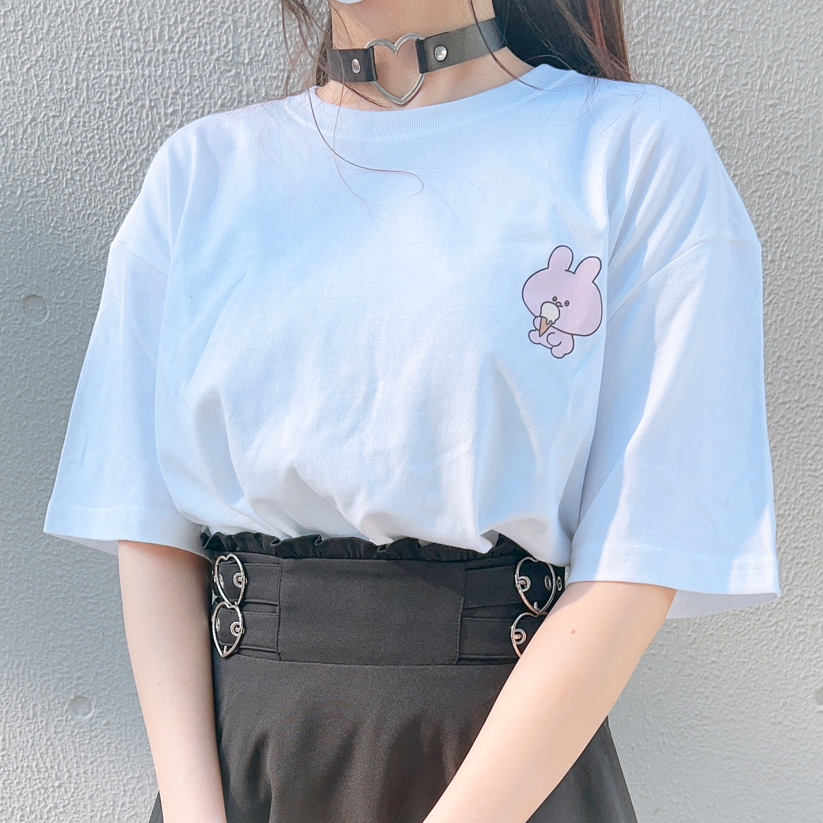 【あさみみちゃん】半袖プリントTシャツ(OMG)