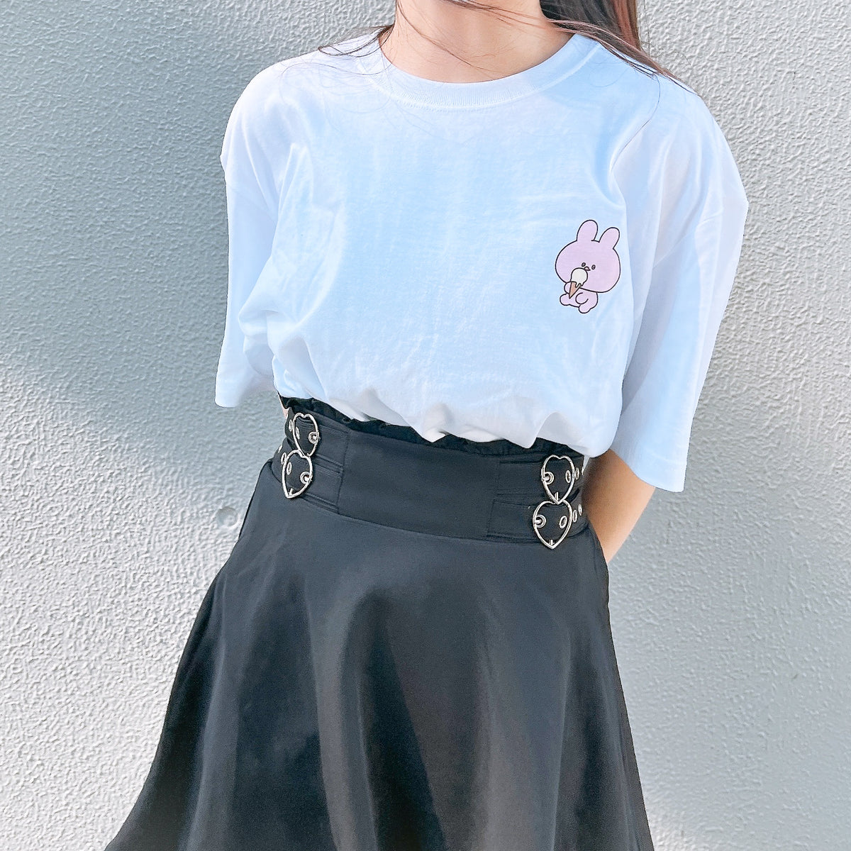 【あさみみちゃん】半袖プリントTシャツ(OMG)