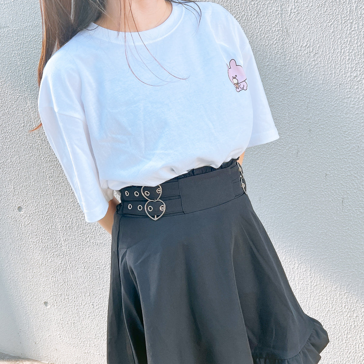 【あさみみちゃん】半袖プリントTシャツ(OMG)