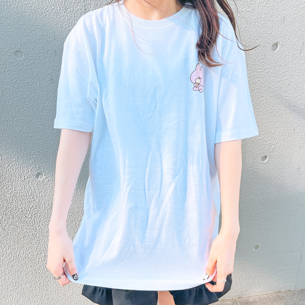 【あさみみちゃん】半袖プリントTシャツ(OMG)