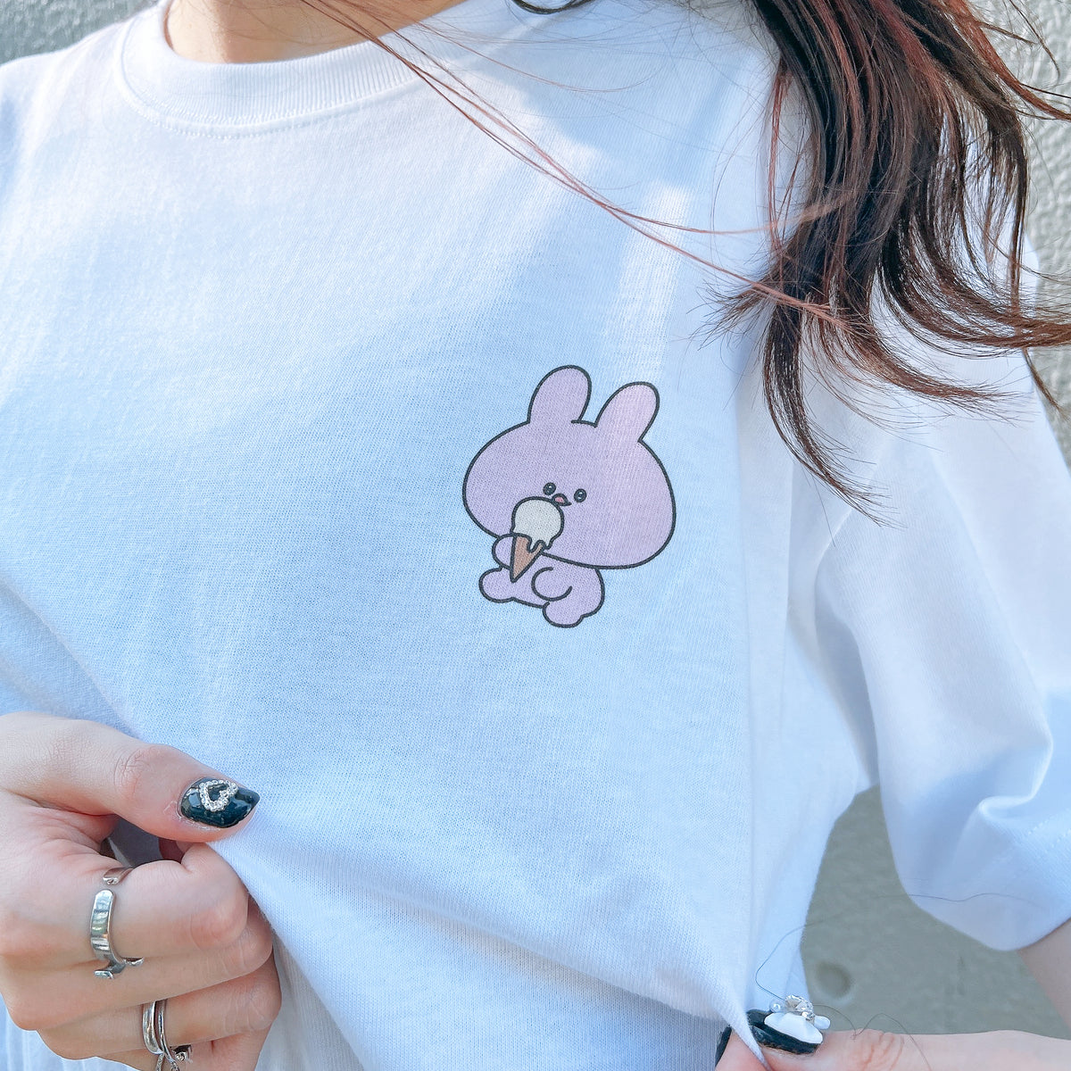 【あさみみちゃん】半袖プリントTシャツ(OMG)