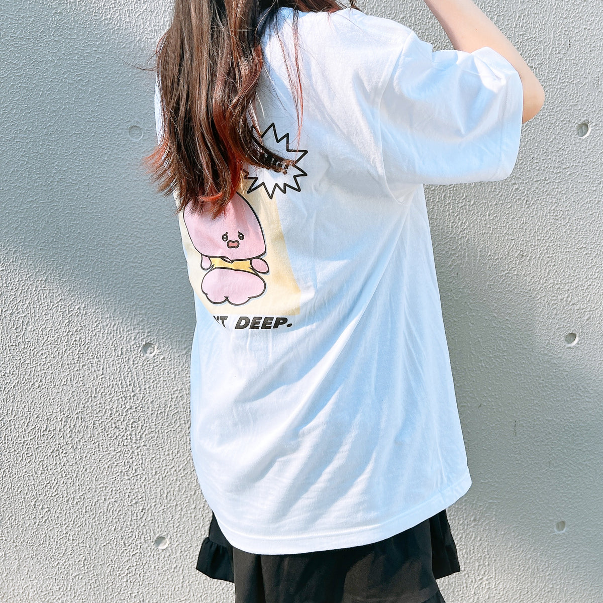 【あさみみちゃん】半袖プリントTシャツ(OMG)