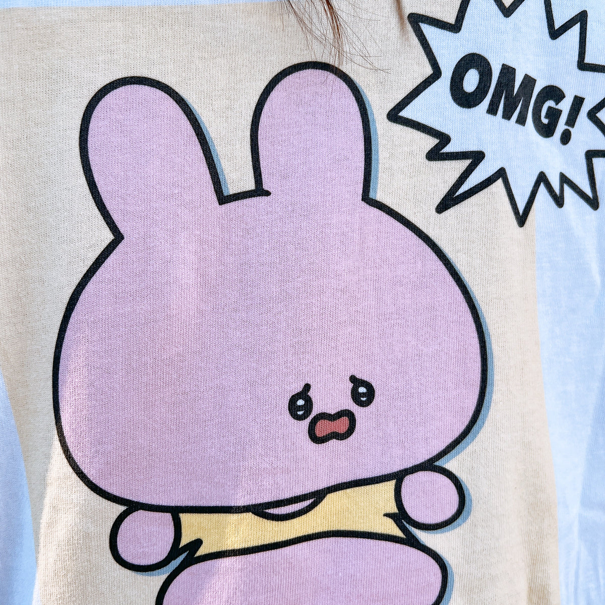 【あさみみちゃん】半袖プリントTシャツ(OMG)