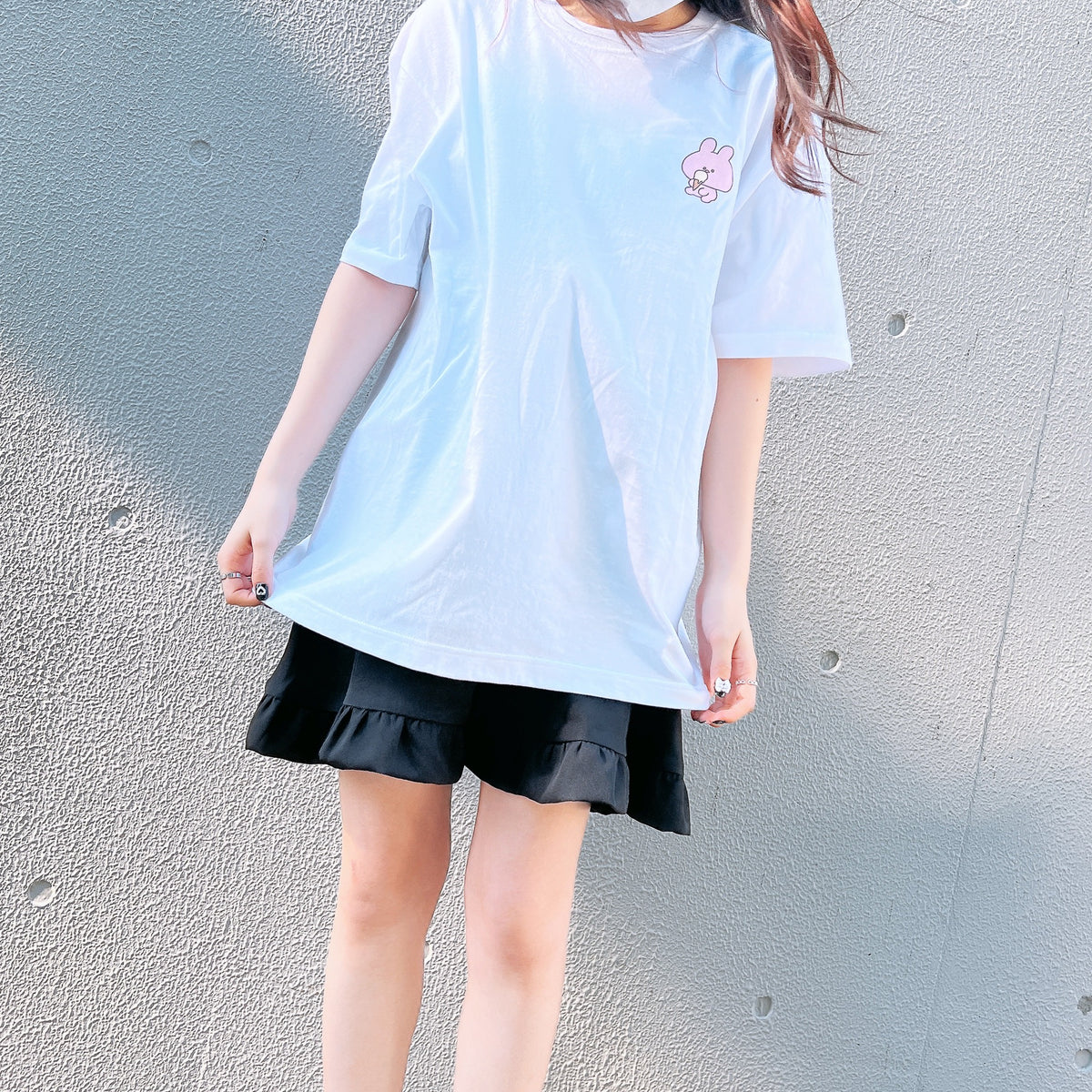 【あさみみちゃん】半袖プリントTシャツ(OMG)
