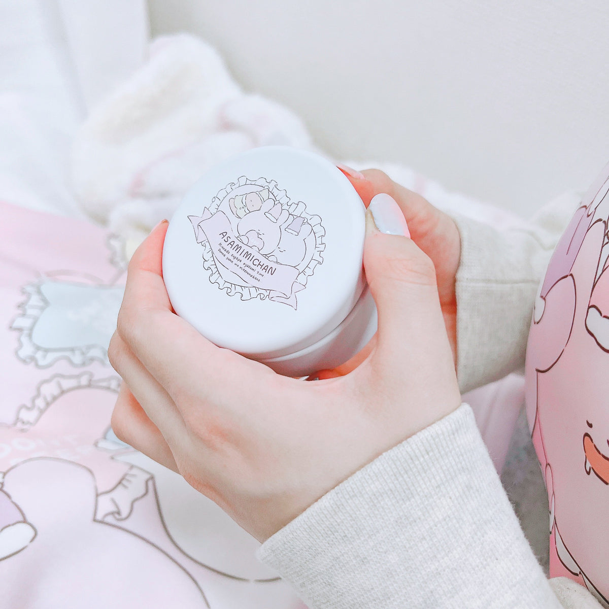 【あさみみちゃん】ミニ缶ケース(パジャマパーティー)