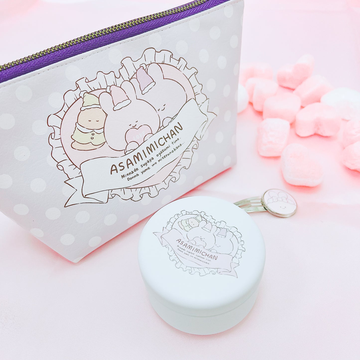 【あさみみちゃん】ヘアピン(パジャマパーティー)【10月上旬発送】