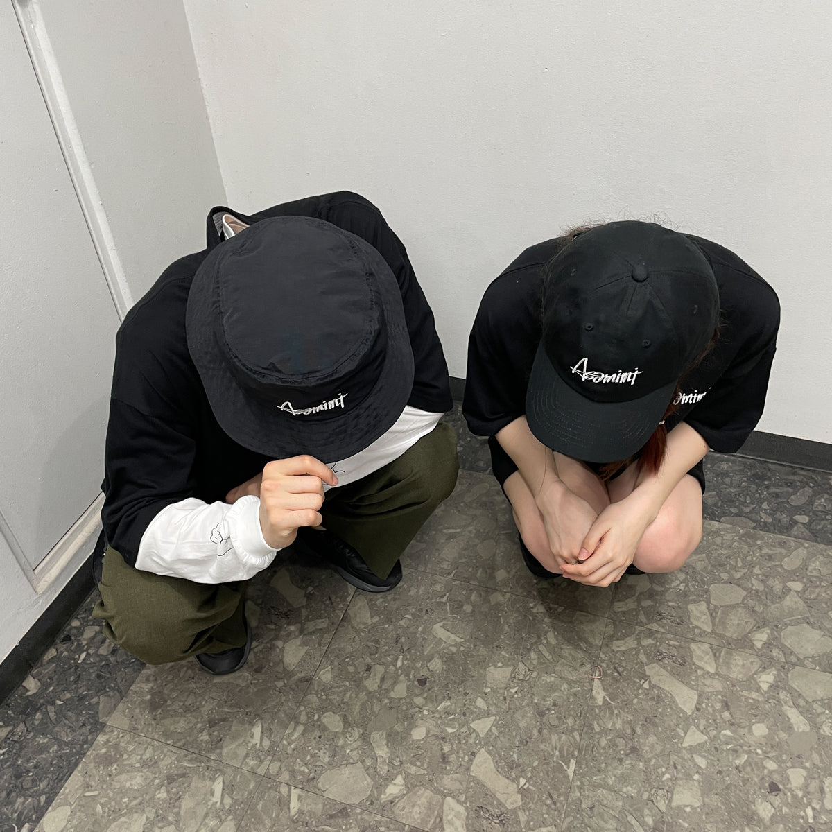 【あさみみちゃん】刺繍キャップ(ASAMIMI)【10月中旬発送】