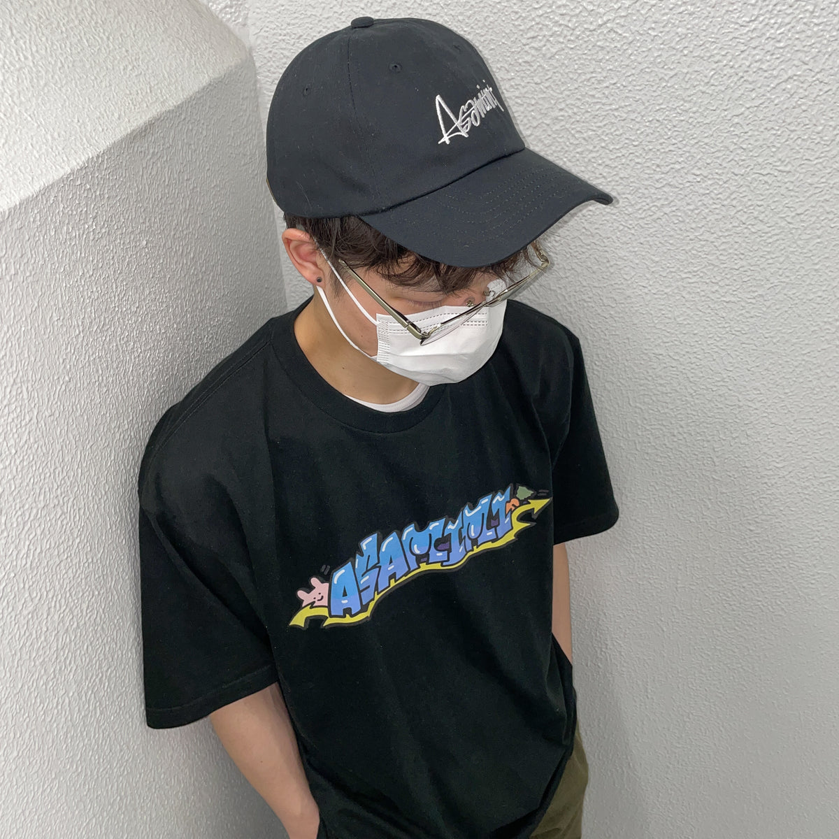 【あさみみちゃん】半袖ビッグTシャツ(グラフィティロゴ)【10月中旬発送】