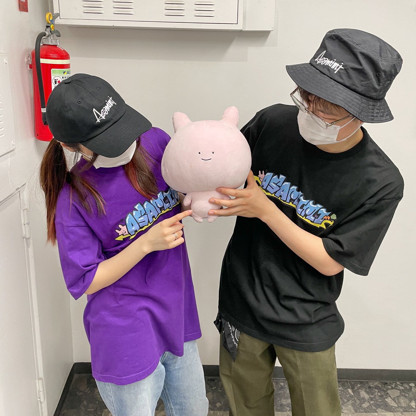 【あさみみちゃん】半袖ビッグTシャツ(グラフィティロゴ)【10月中旬発送】