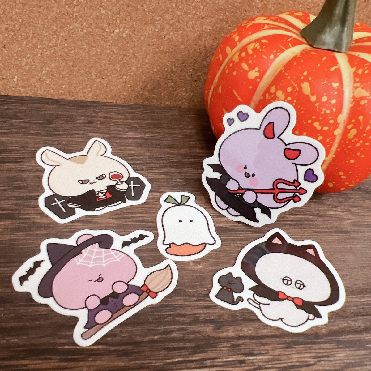 ハロウィンナイトステッカー(5枚入り)