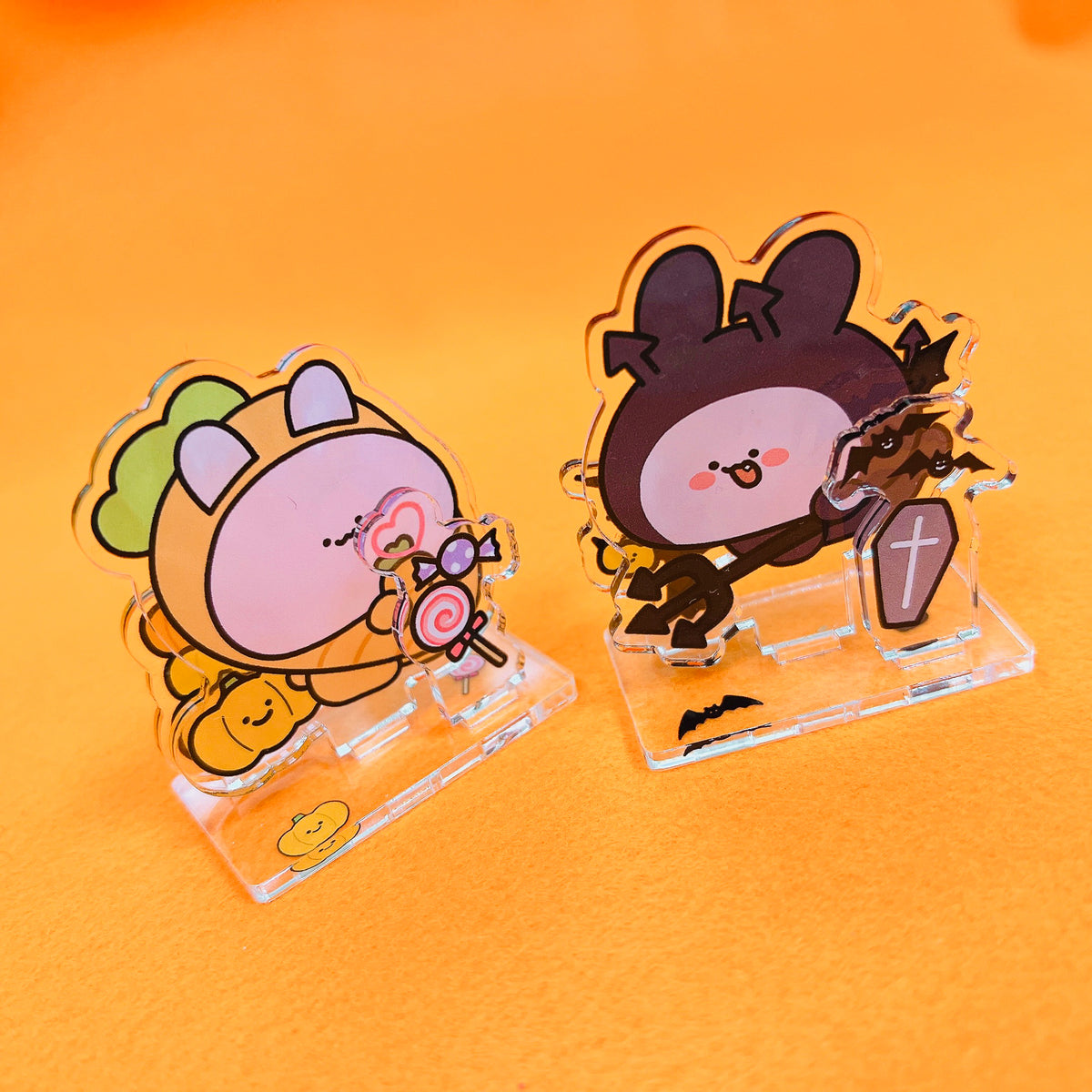 【あさみみちゃん】アクリルジオラマ(ハロウィンナイト)【10月下旬発送】