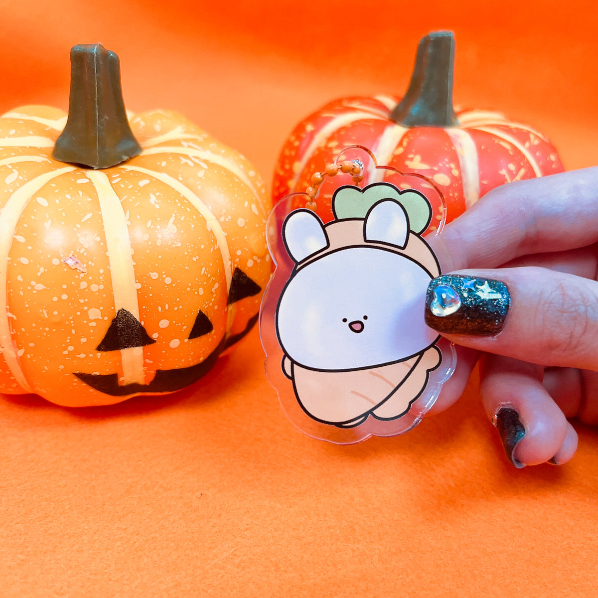 【あさみみちゃん】アクリルキーホルダー(ハッピーハロウィン)【10月下旬発送】