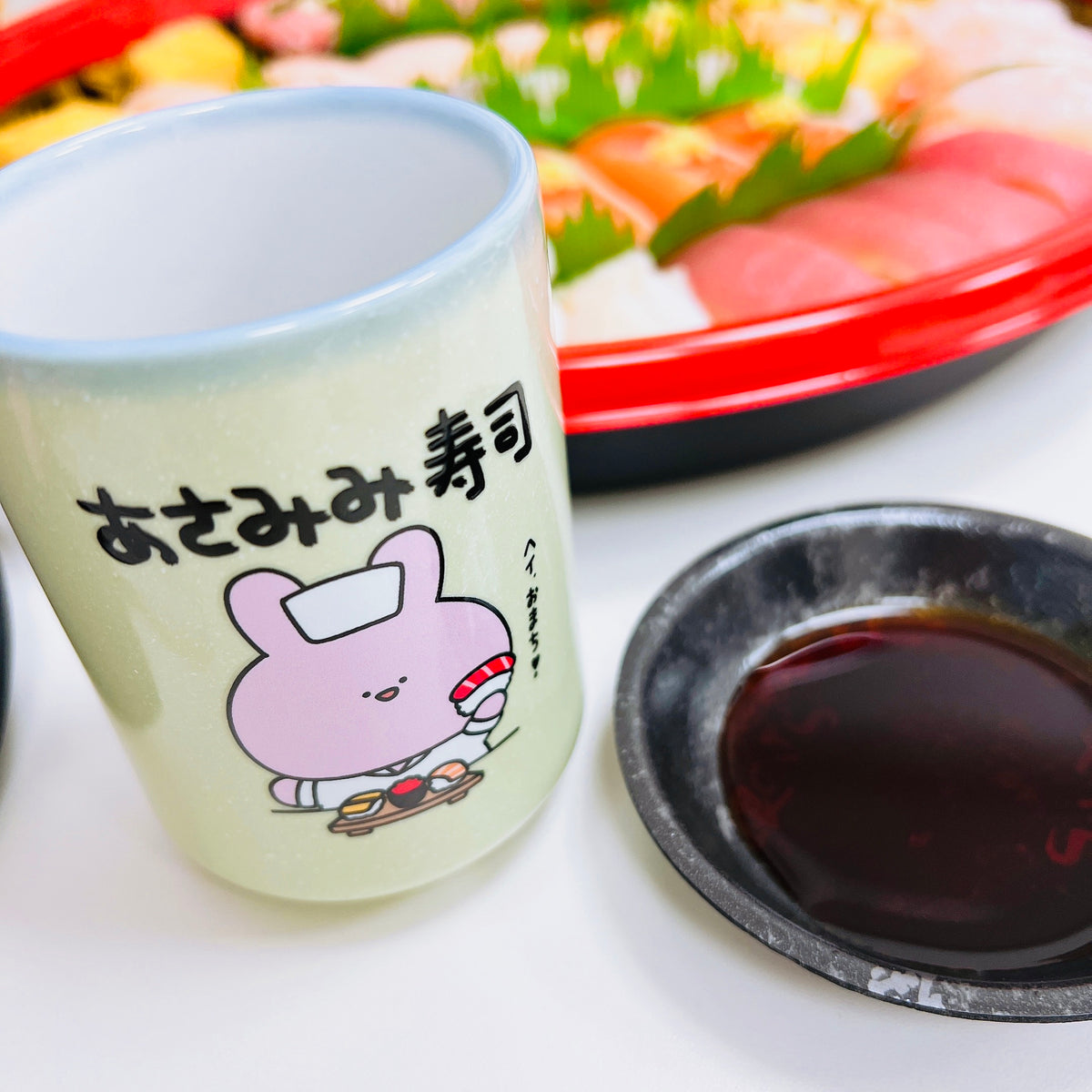 【あさみみちゃん】湯呑み(あさみみ寿司)