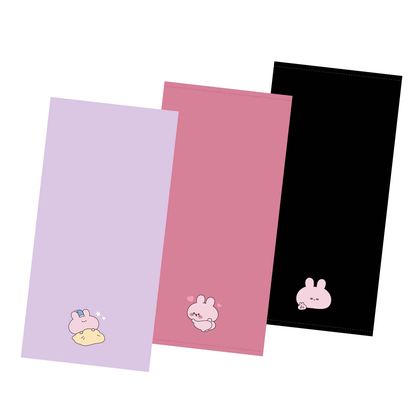 [ASAMIMICHAN] Einpunkt-Stickerei-Gesichtstuch [Versand Mitte Dezember]