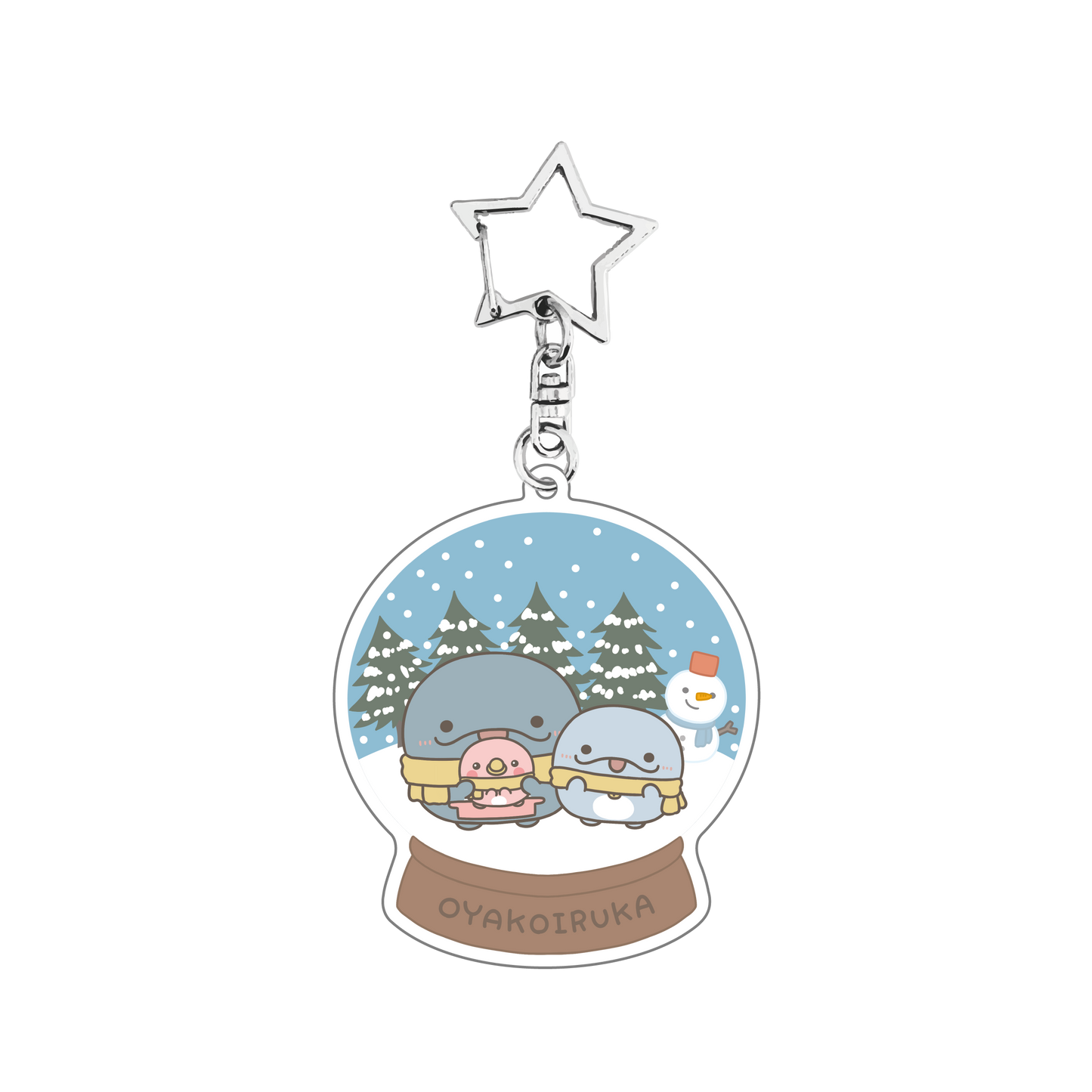 [OYAKOIRUKA] Schneekugel Acryl Schlüsselanhänger [Versand Mitte Dezember]