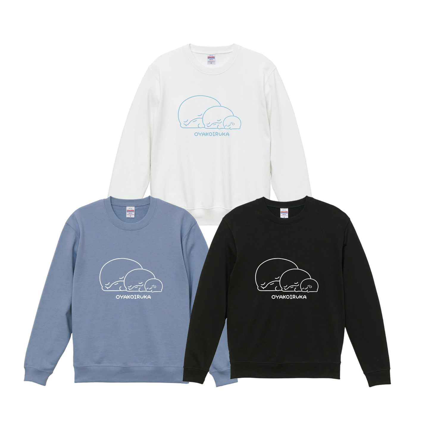 [OYAKOIRUKA] Bedruckter Pullover [Versand Mitte Dezember]