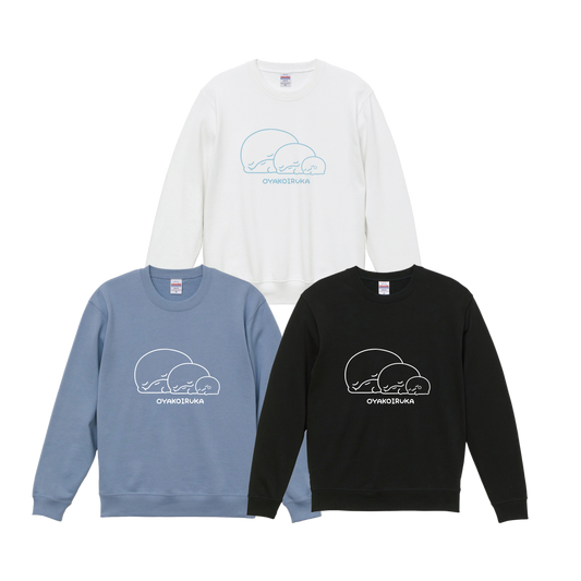 【親子イルカ】プリントスウェット【12月中旬発送】