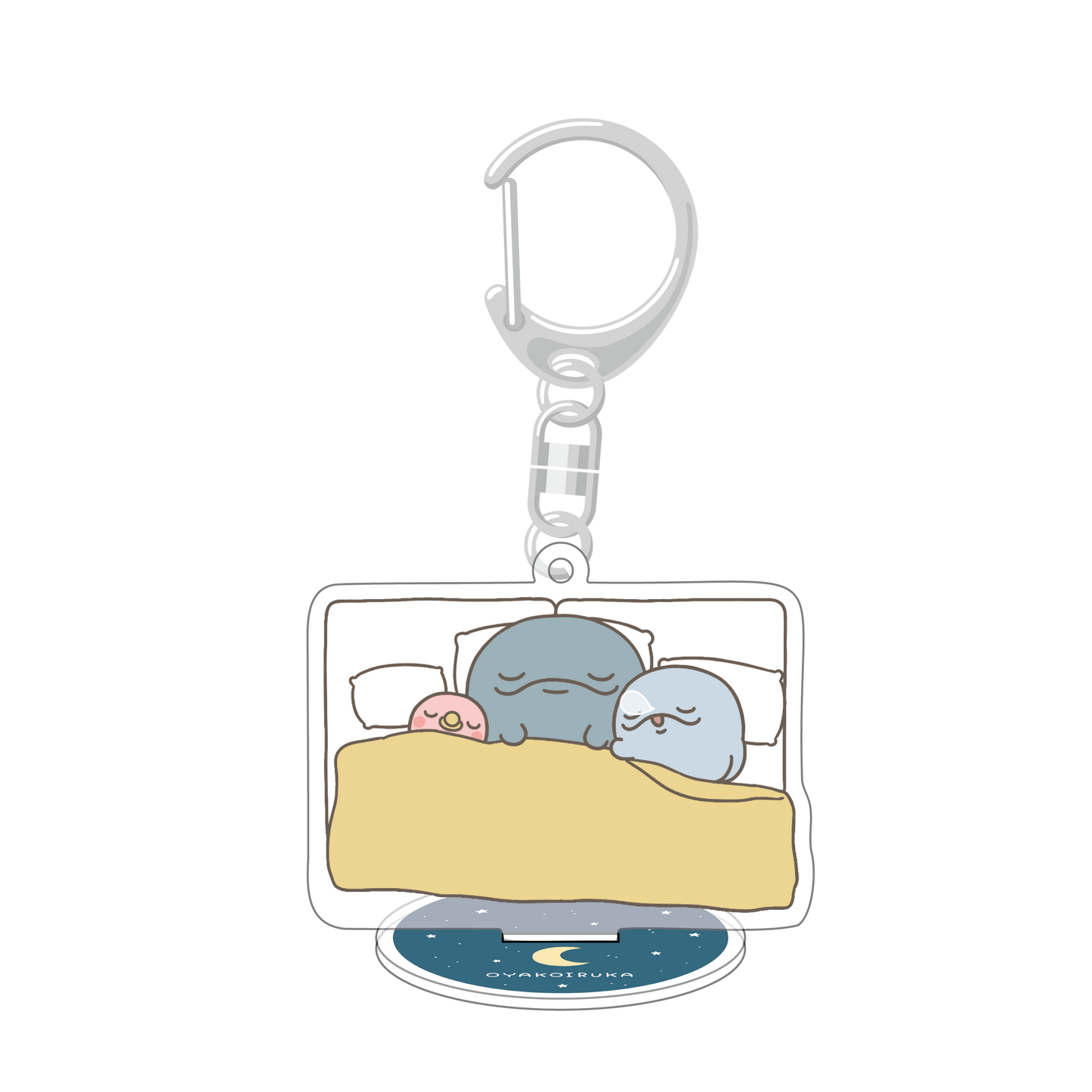 [OYAKOIRUKA] 壓克力立牌鑰匙圈[10月中旬出貨]