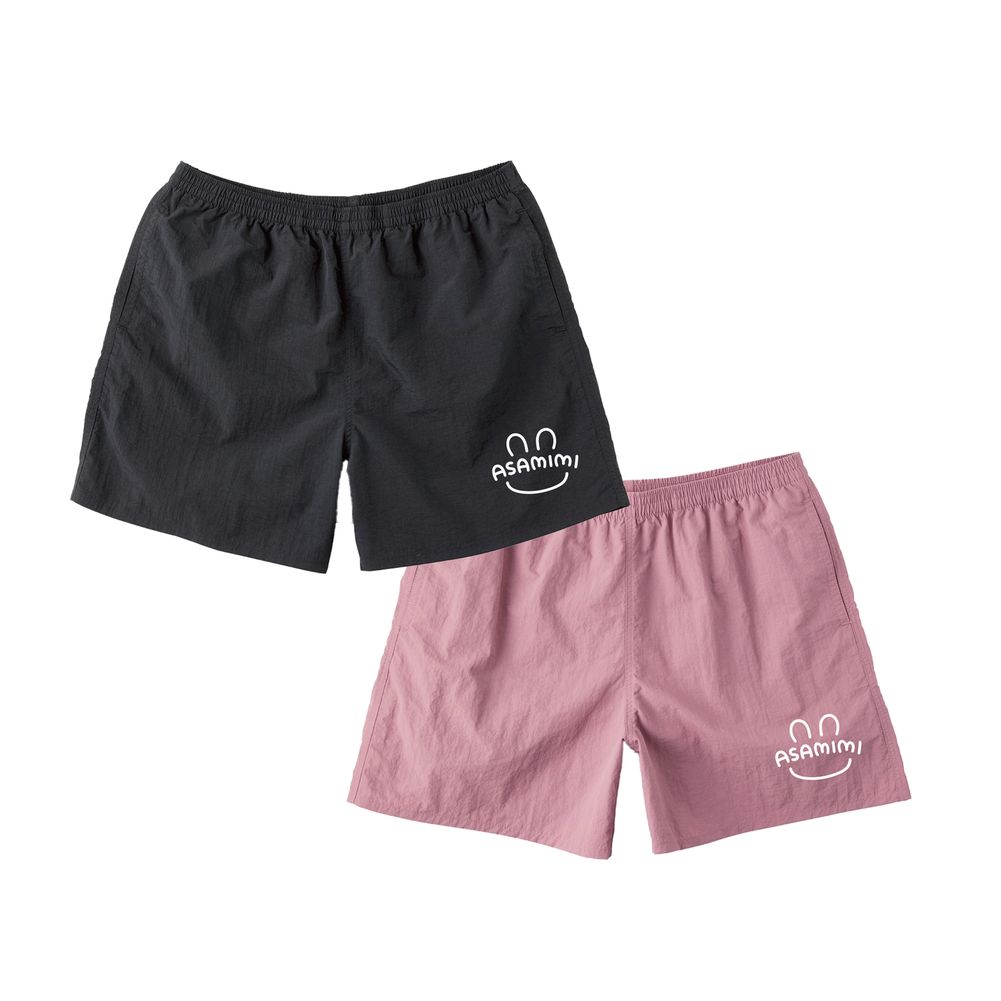 [ASAMIMICHAN] Pantaloncini in nylon ricamati [Spedizione a metà aprile]