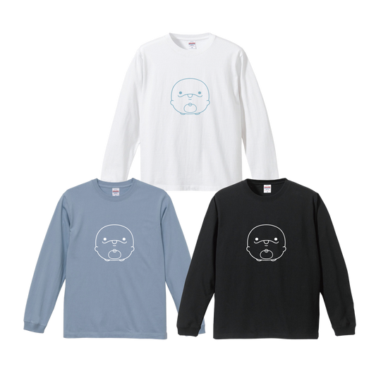 【親子イルカ】プリント長袖Tシャツ【11月中旬発送】