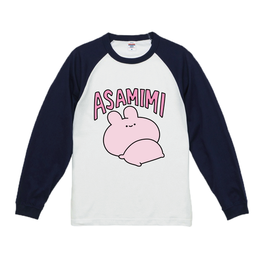 [ASAMIMICHAN] Raglan-Langarm-T-Shirt [Versand Mitte April]