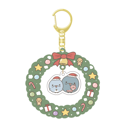 [OYAKOIRUKA] Porte-clés acrylique couronne de Noël [Expédition fin novembre]