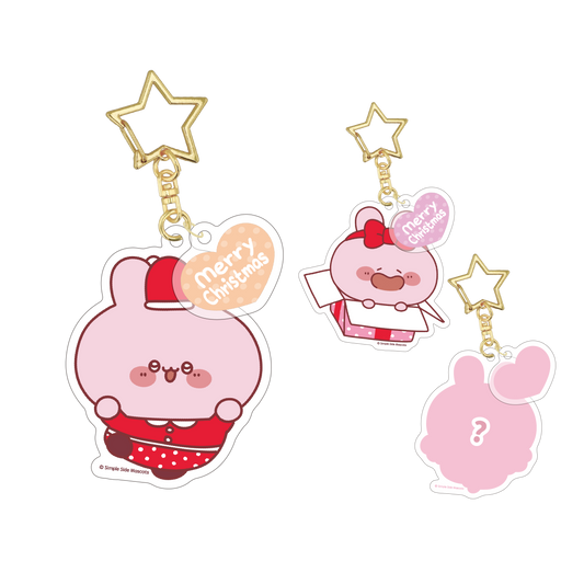 [ASAMIMICHAN] Secret Included ♪Random Acrylic Keychain with Mini Acrylic Keychain (All 3 types) [Shipping in late-November]