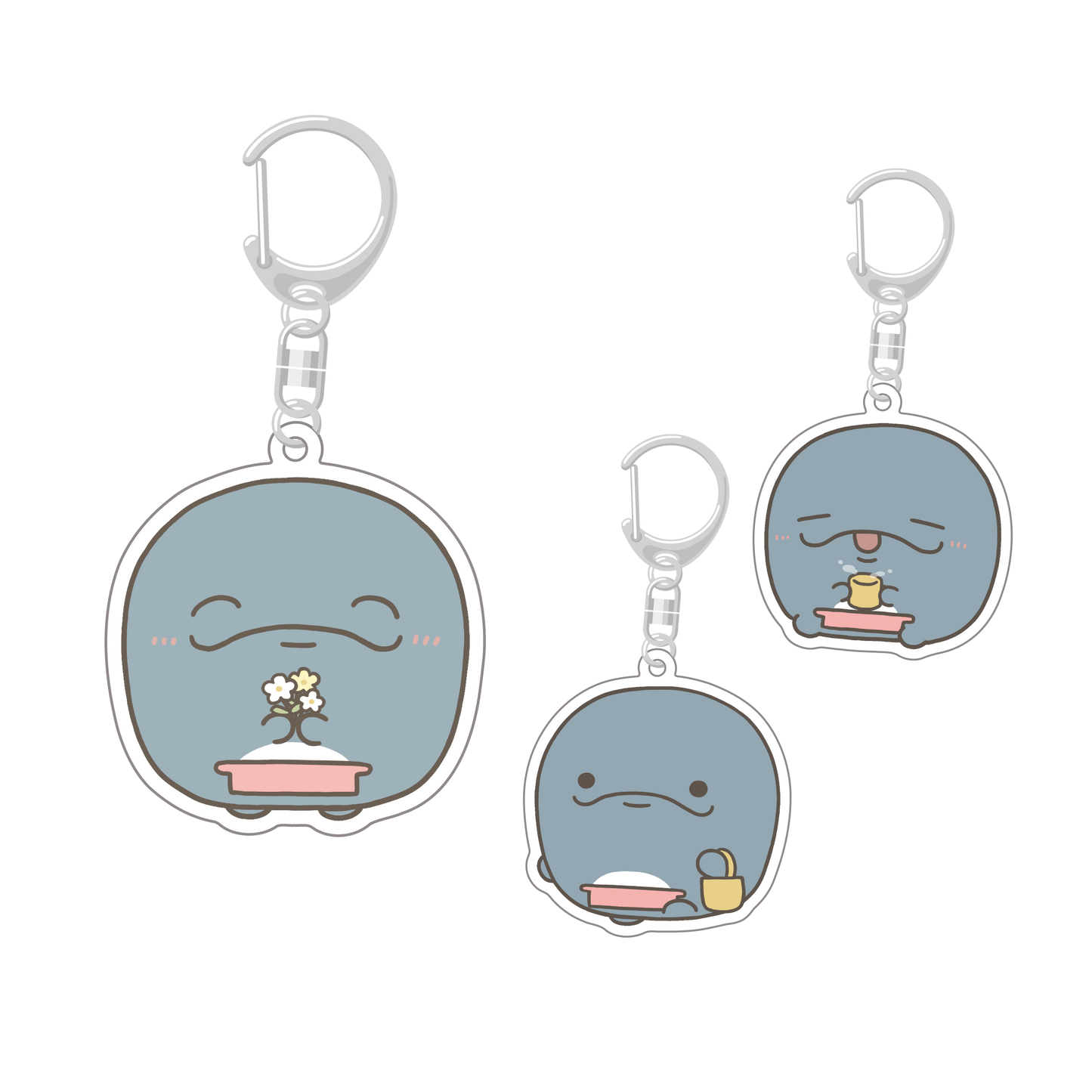 [OYAKOIRUKA] Porte-clés acrylique maman aléatoire (3 modèles au total) [Expédition fin juin]