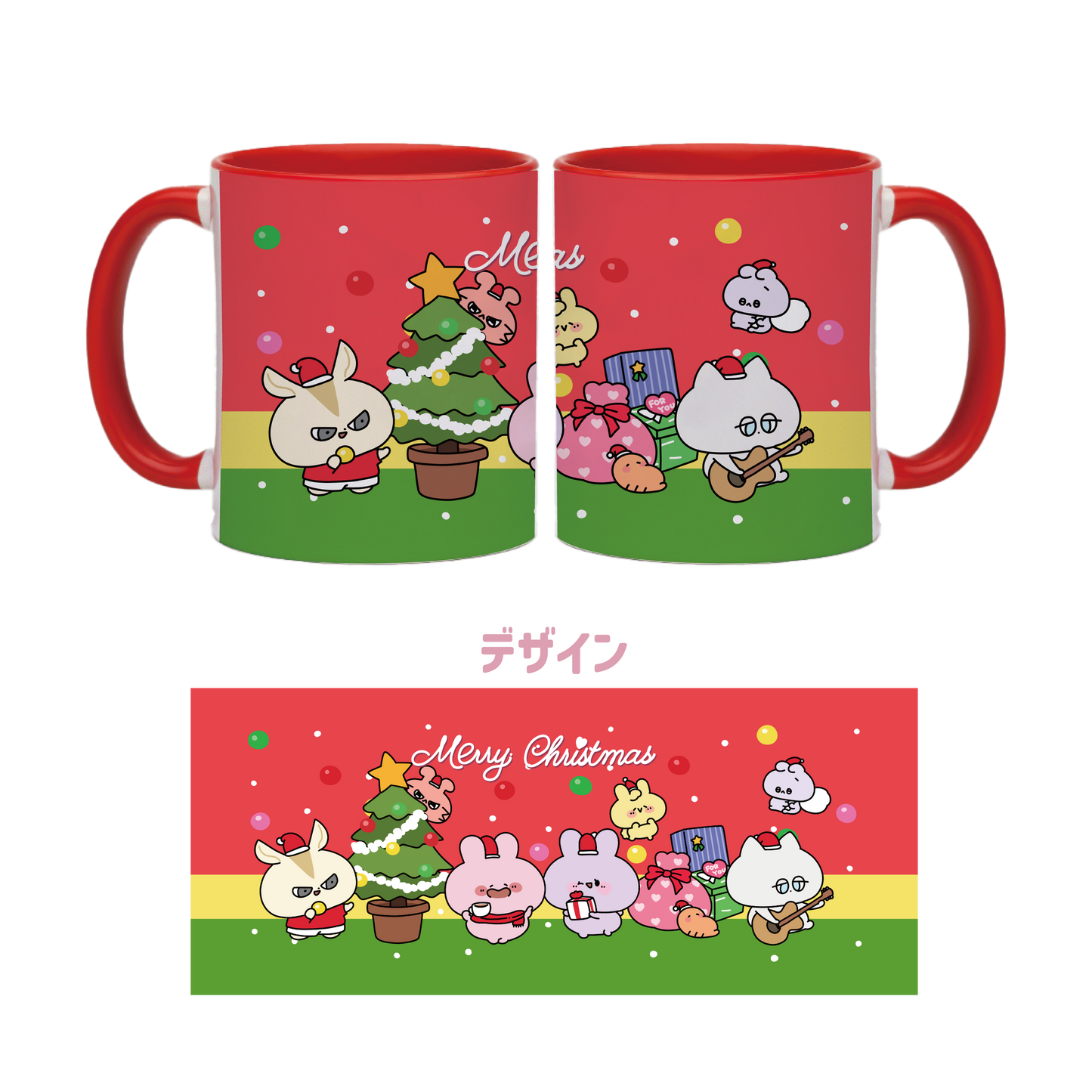 [ASAMIMICHAN] Zweifarbige Tasse (Weihnachts) [Versand Mitte Dezember] 