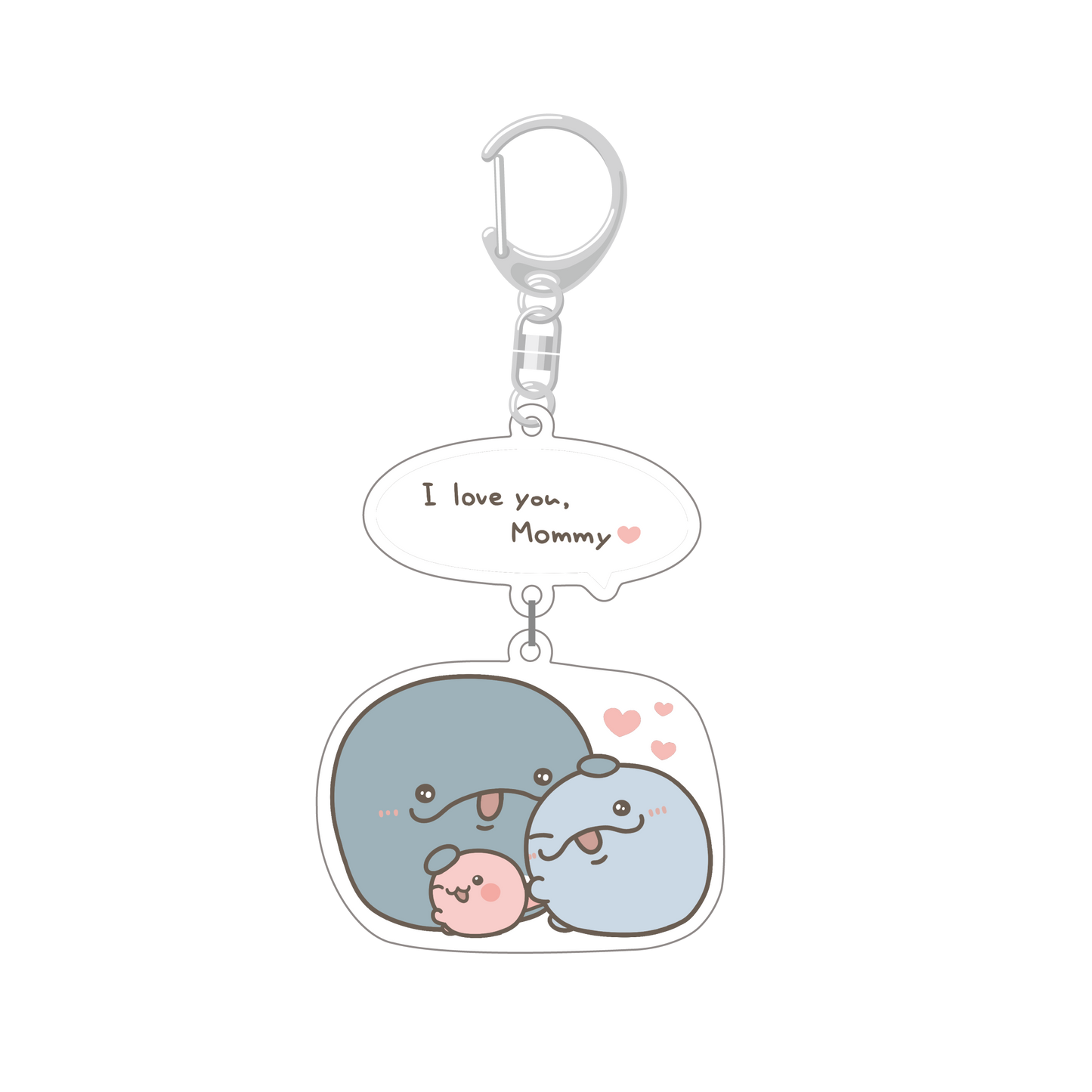 【親子イルカ】I love you, Mommy♡アクキー【7月下旬発送】