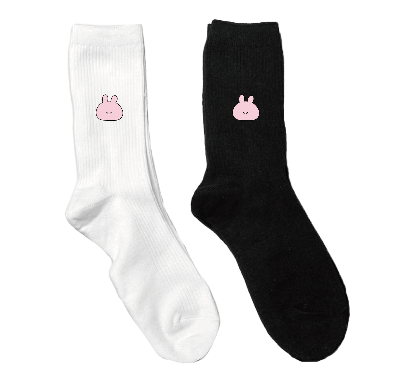 [<tc>ASAMIMI-CHAN</tc>] Asamimi one-point embroidery socks (23-25cm) (ASAMIMI BASIC 2024 JULY) [shipped in late September]