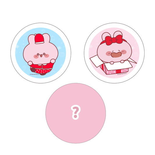 [ASAMIMICHAN] Secret Included♪ Random Christmas Tin Magnet (All 3 types) Complete Set [Shipping in late-November]