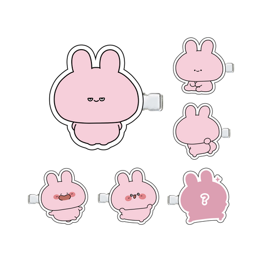 【あさみみちゃん】あさみみの激カワ♡ランダム前髪クリップ(全6種・シークレットあり)【7月下旬発送】(再販)