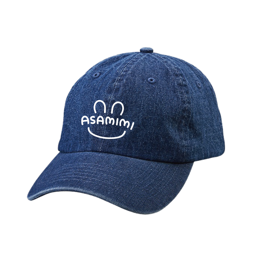 [ASAMIMICHAN] Bestickte Denim-Cap [Versand Mitte April]