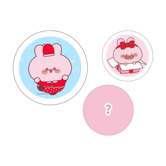 [ASAMIMICHAN] Secret Included♪ Random Christmas Tin Magnet (All 3 types) [Shipping in late-November]