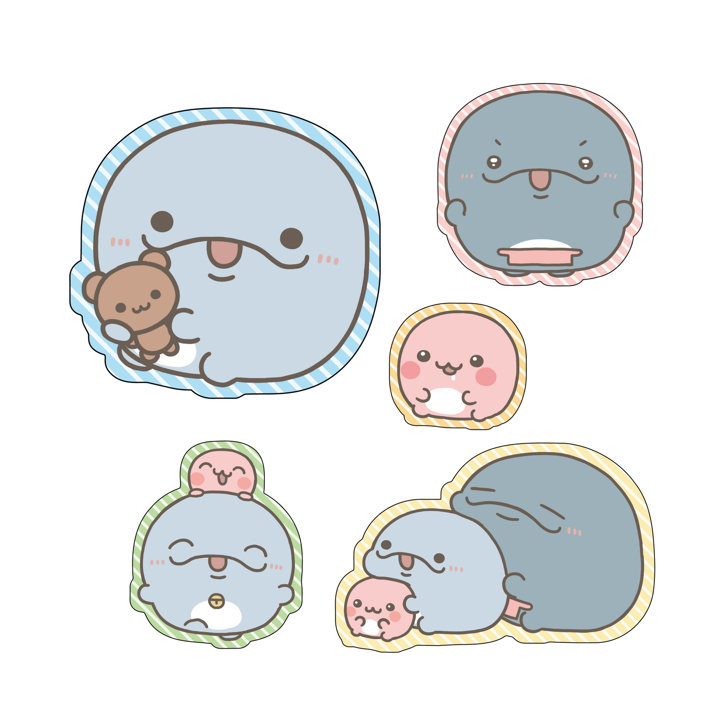 [OYAKOIRUKA] Random Sticker (5 types total) [Shipping in late-May]