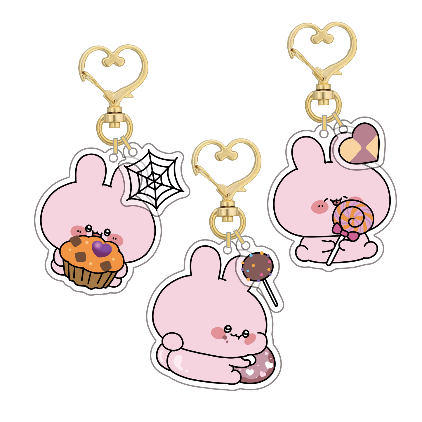 【あさみみちゃん】ちびアクキー付きランダムアクキーコンプリートセット（全3種）【9月下旬発送】
