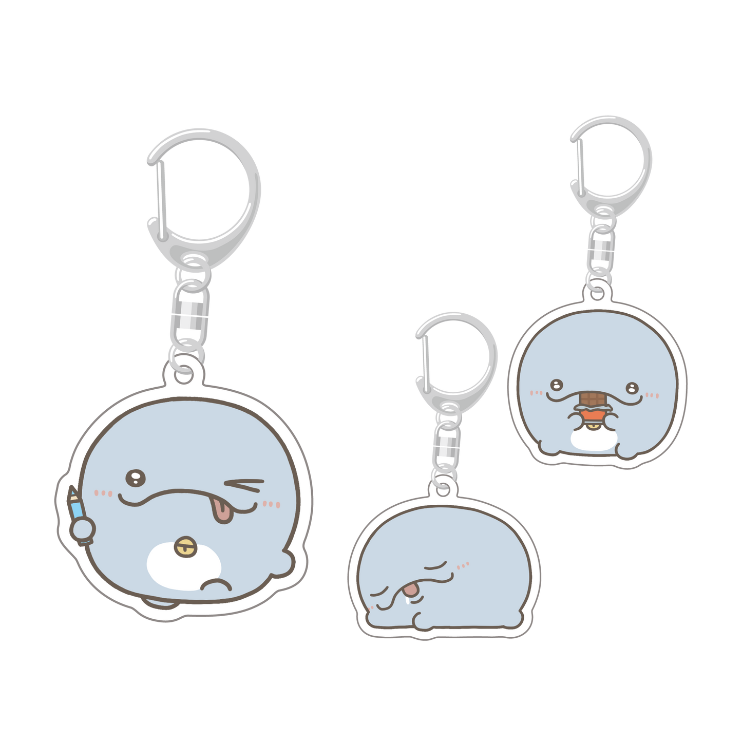 [OYAKOIRUKA] Random MUSUKO-CHAN Acrylic Keychain (3 types total) [Shipping in late-June]