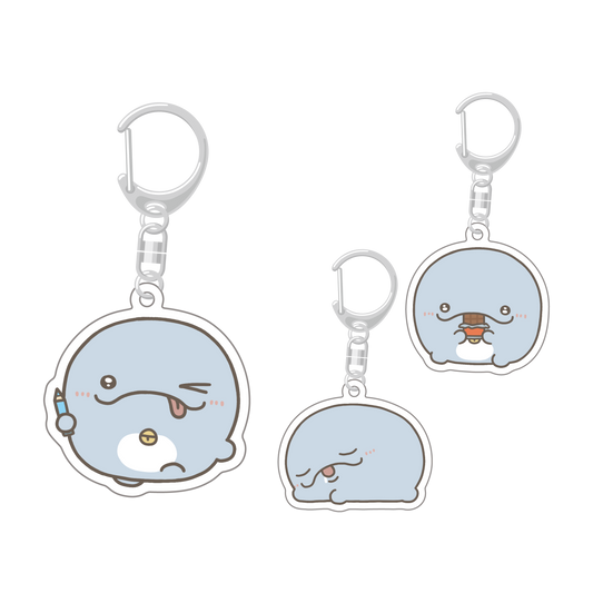 [OYAKOIRUKA] 隨機 MUSUKO-CHAN 壓克力鑰匙圈 (全3種) [6月下旬出貨]