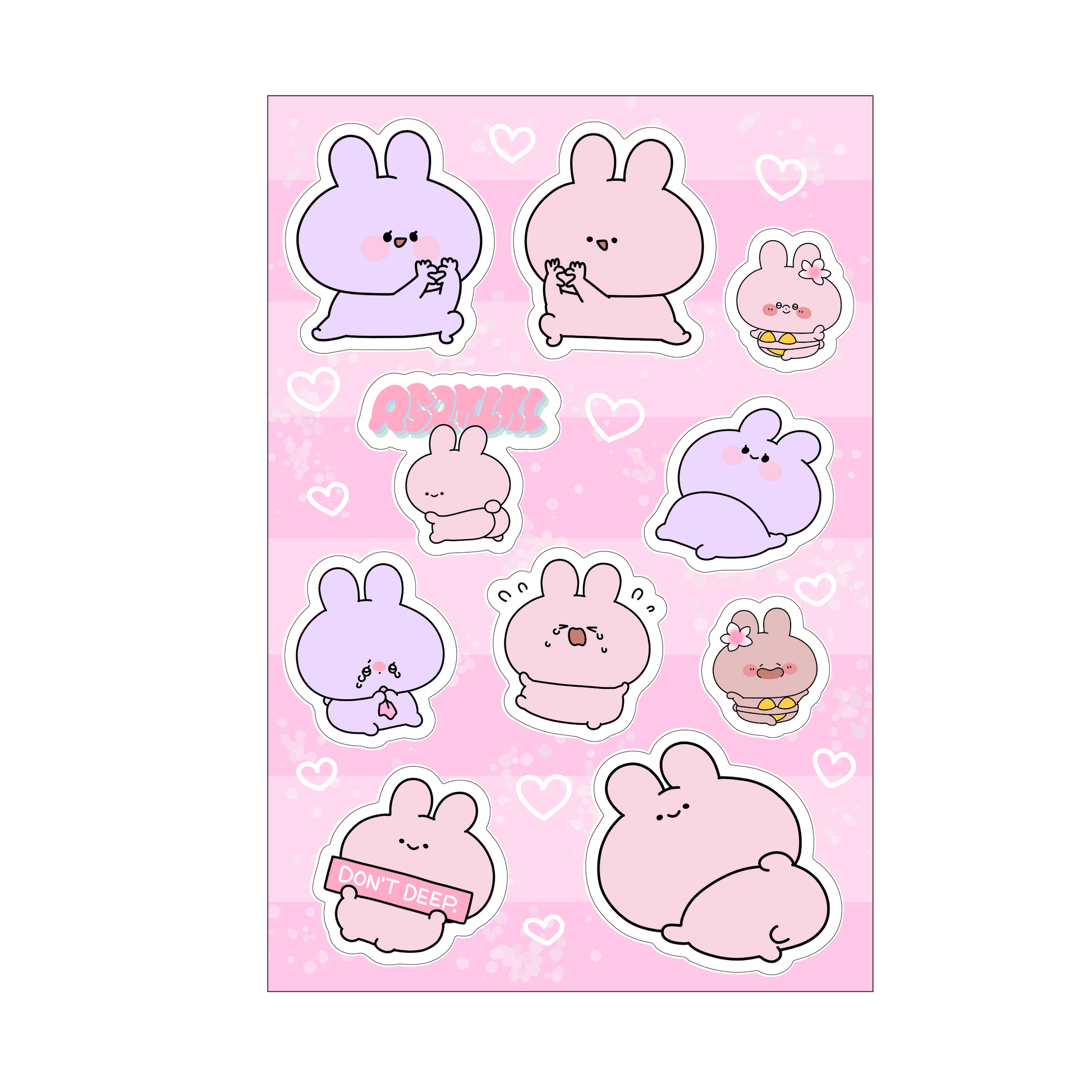 あさみ様ご確認用 あさみみちゃん】シートシール【7月下旬発送】 – SimpleSideMascots
