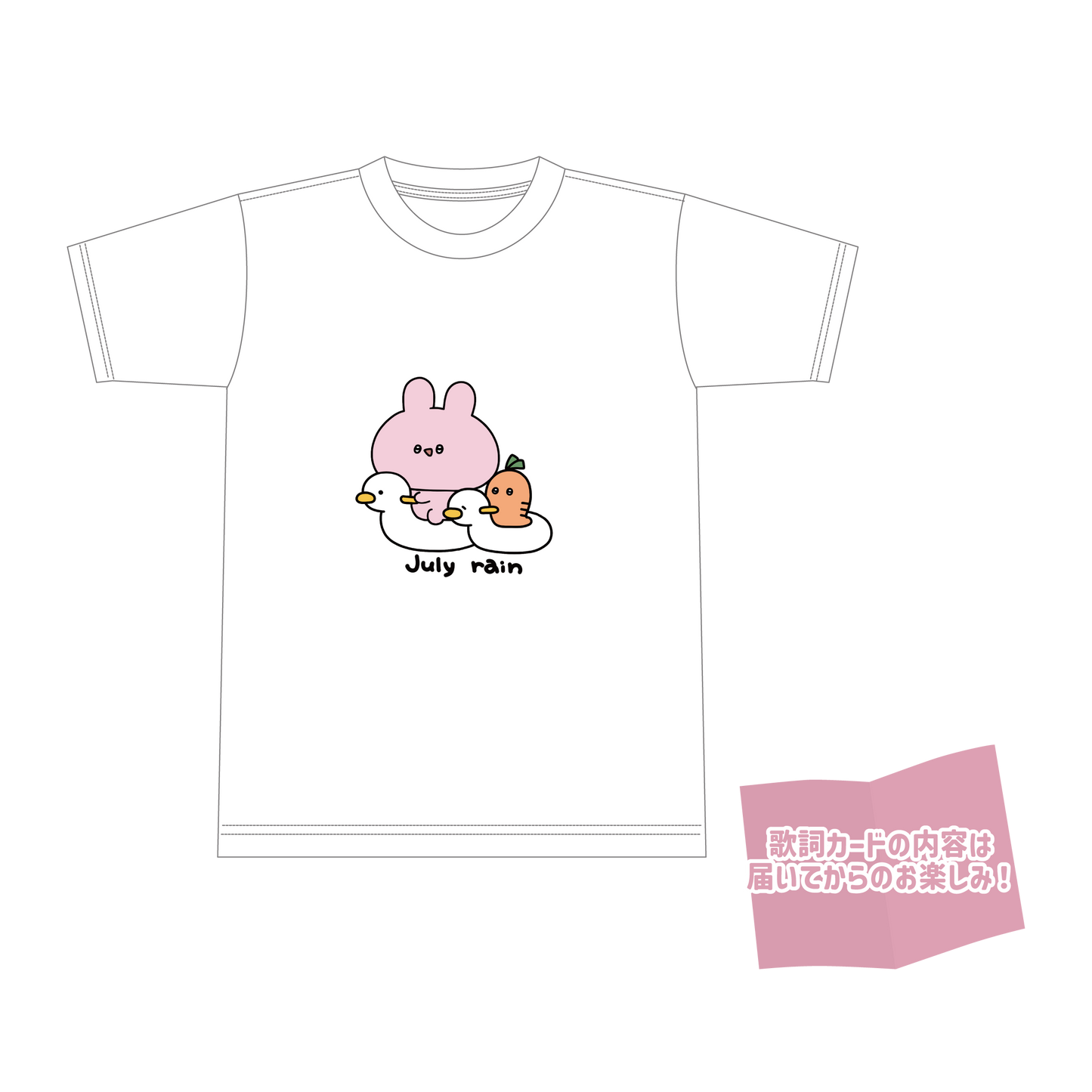 [ASAMIMI-CHAN] Two in a pot ♪ T-Shirt (July Rain Series) [Shipping in late January]