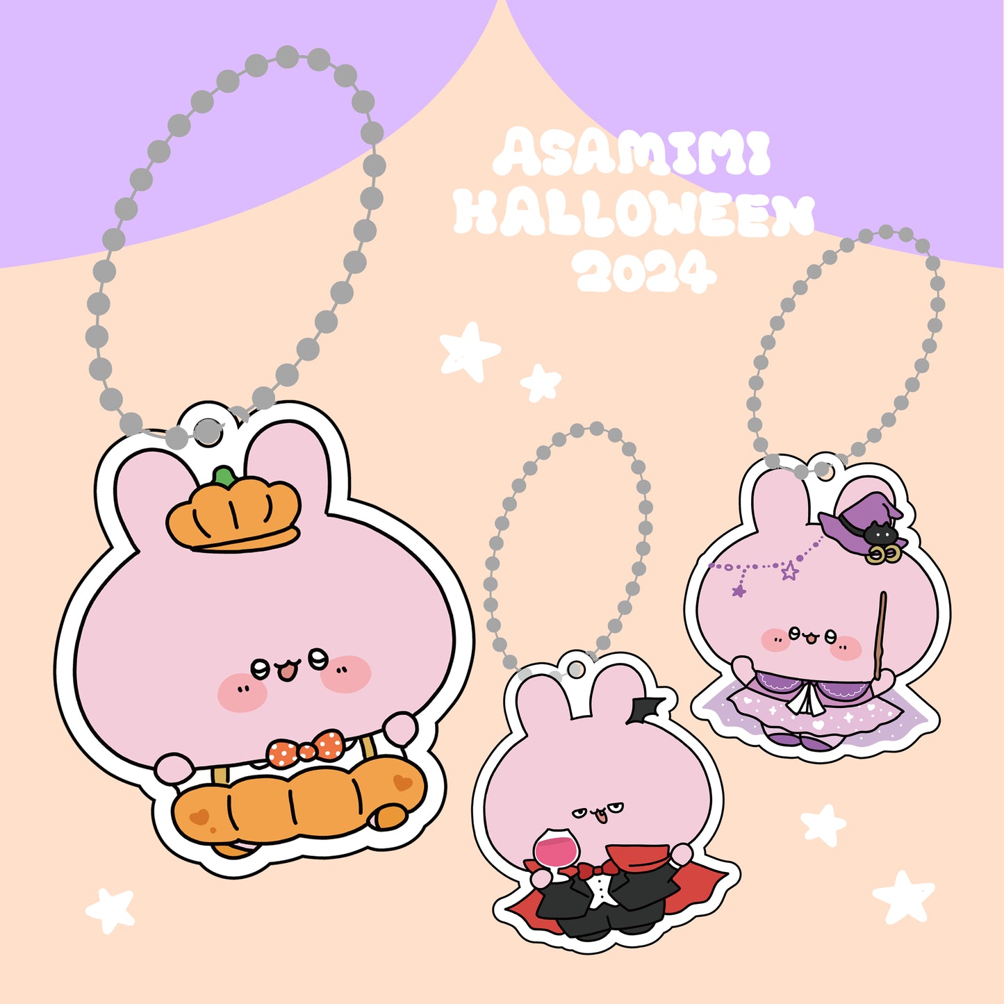 [ASAMIMI-CHAN] Halloween Acrylic [Shipped in mid-October]