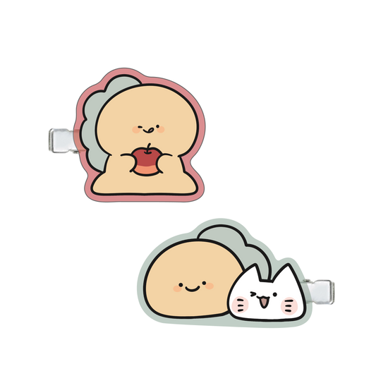 [KOMARIZAURUSU] Wähle ♪ Haarspange in klarer Farbe (2 verschiedene Arten) [Versand Mitte Oktober]